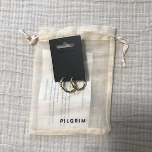Brand new Pilgrim hoop earrings
